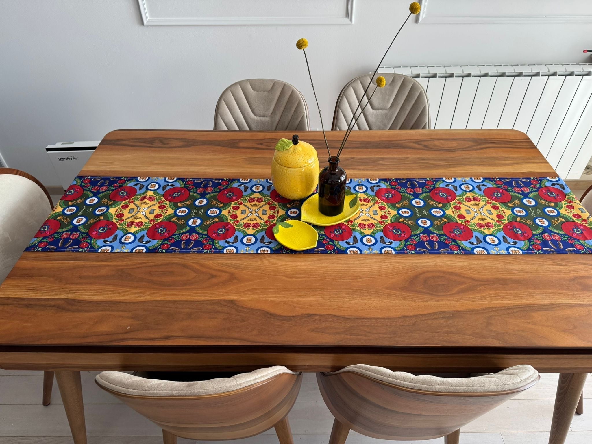 Serbia table runner by House of Mati
