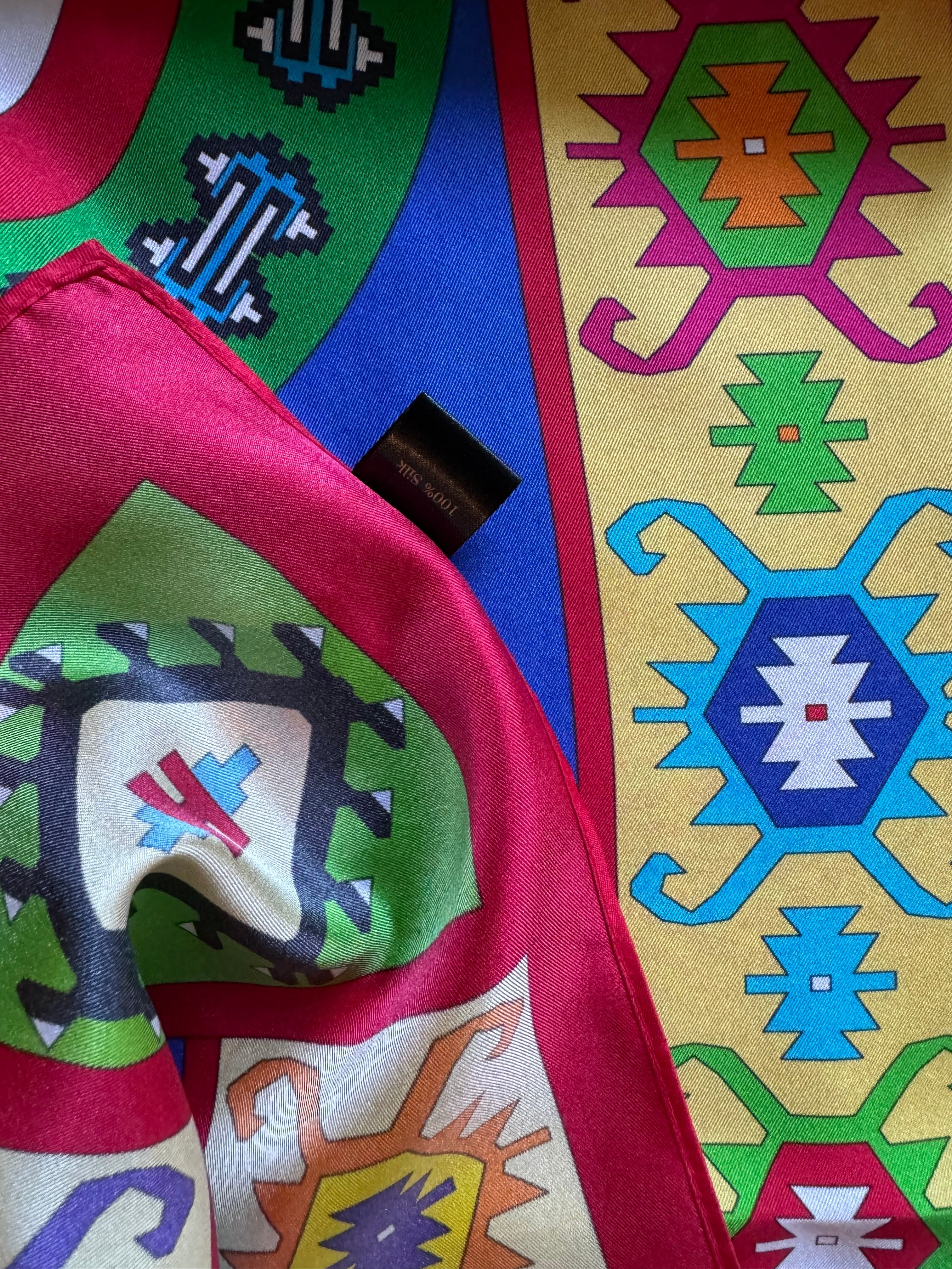 Serbian Women silk scarf by House of Mati