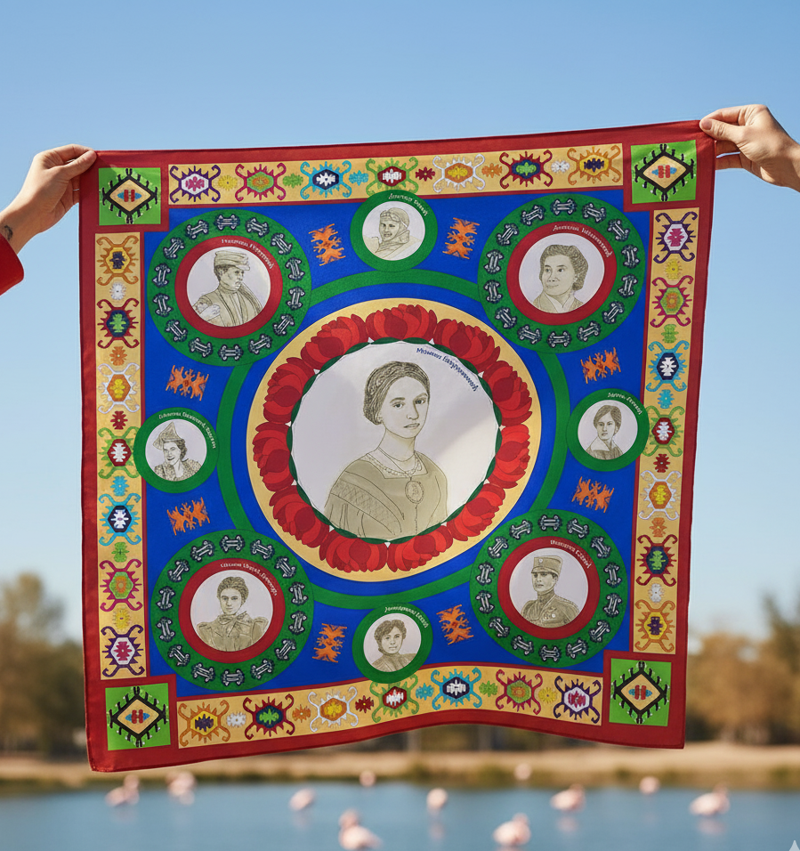 Свилена марама жене Србије