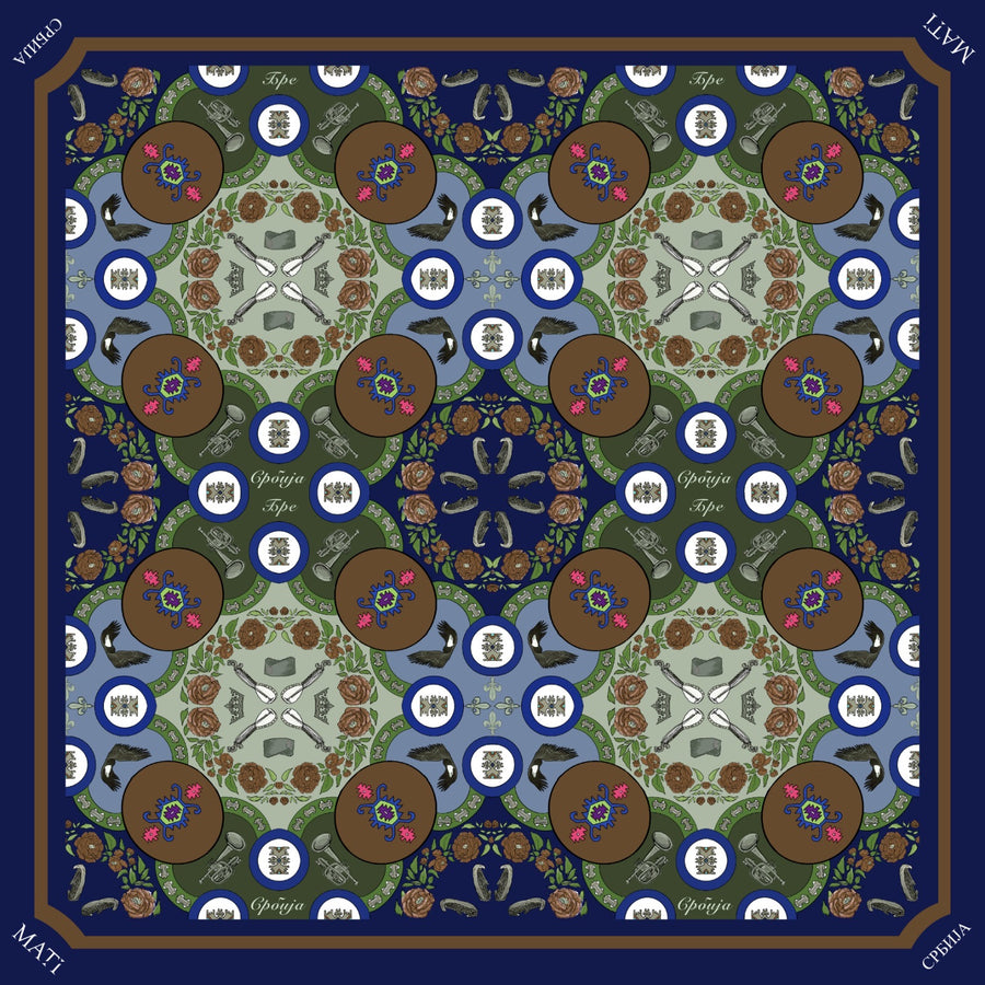 Srbija Bre- Pocket square
