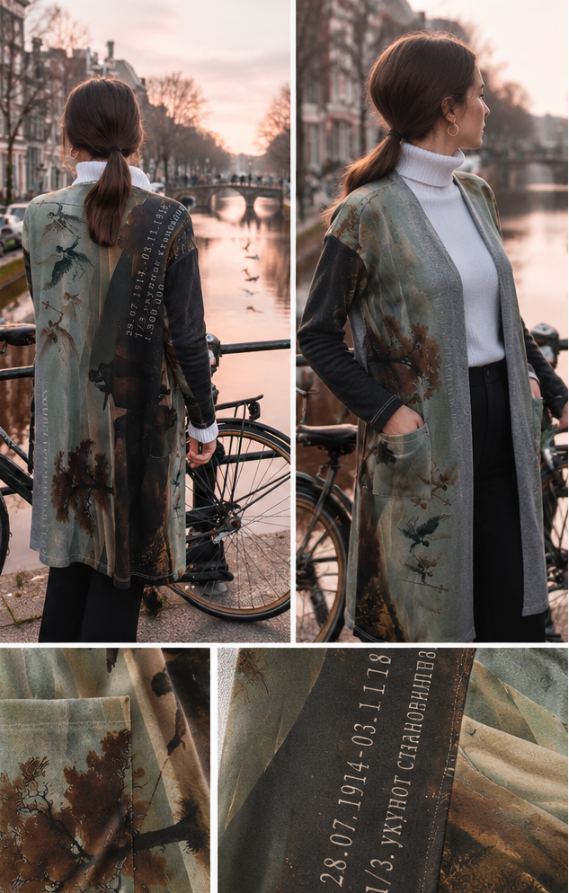 Cer, Odvažnost - Long Knit Cardigan