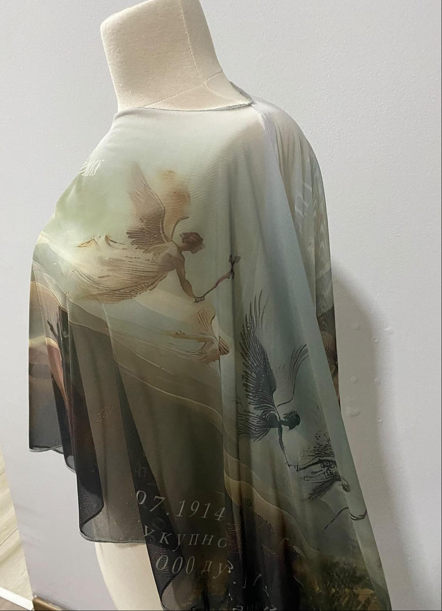 Cer, Traces of Victory - Sheer Shawl