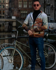 Cer, Traces of Victory Unisex Zip Hoodie by House of Mati