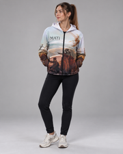 Cer, Traces of Victory Unisex Zip Hoodie by House of Mati