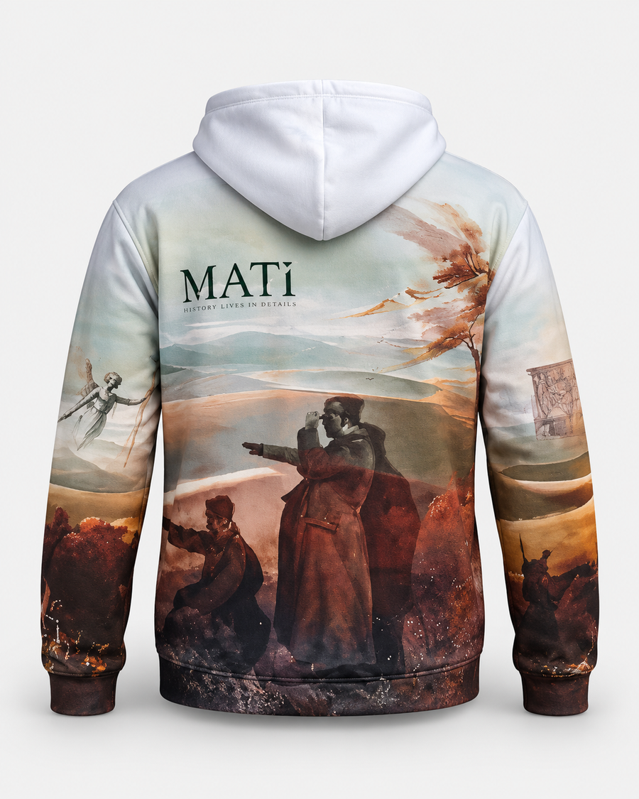 Cer, Traces of Victory Unisex Zip Hoodie by House of Mati