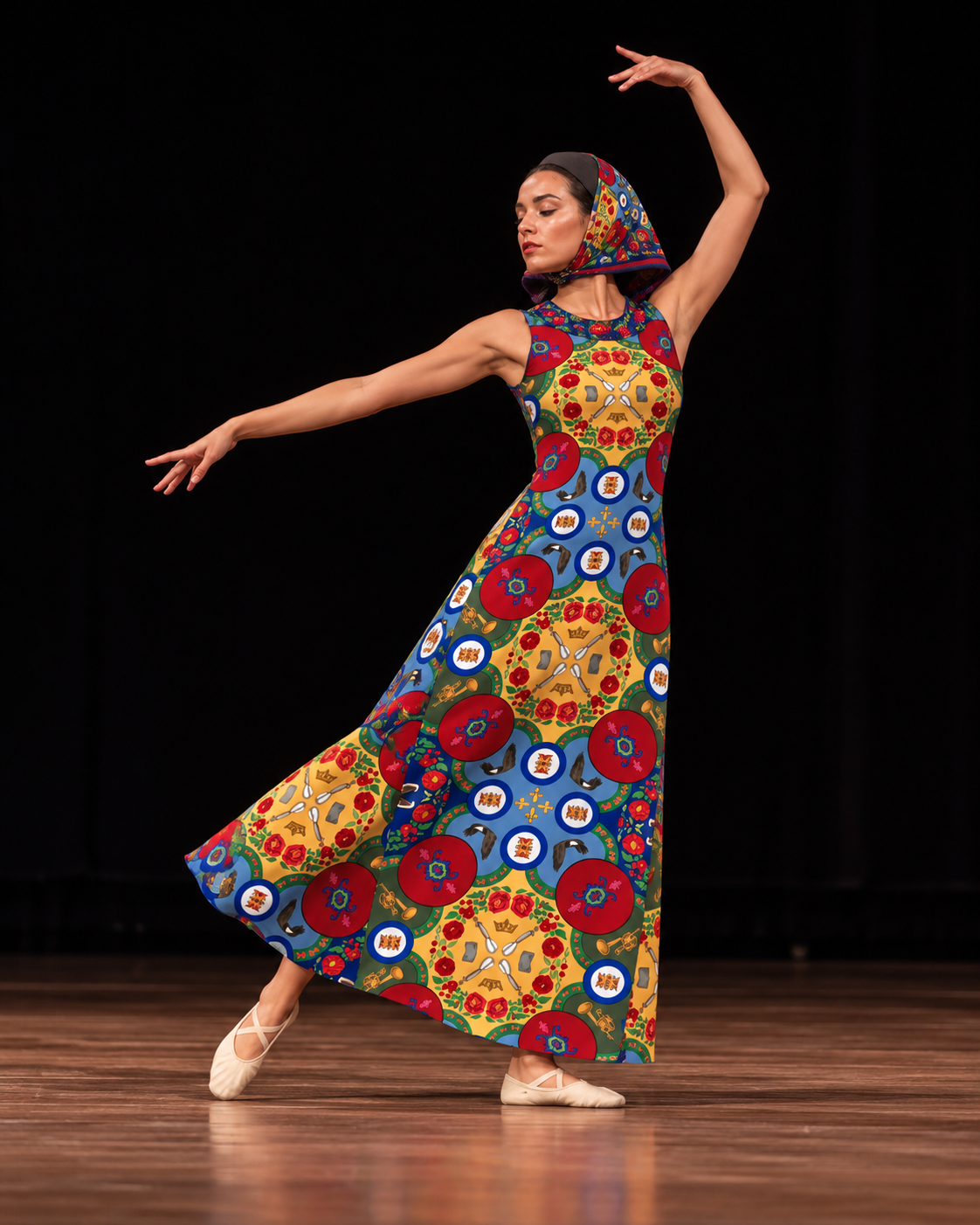 Srbija Bre A-Line Maxi Dress by House of Mati