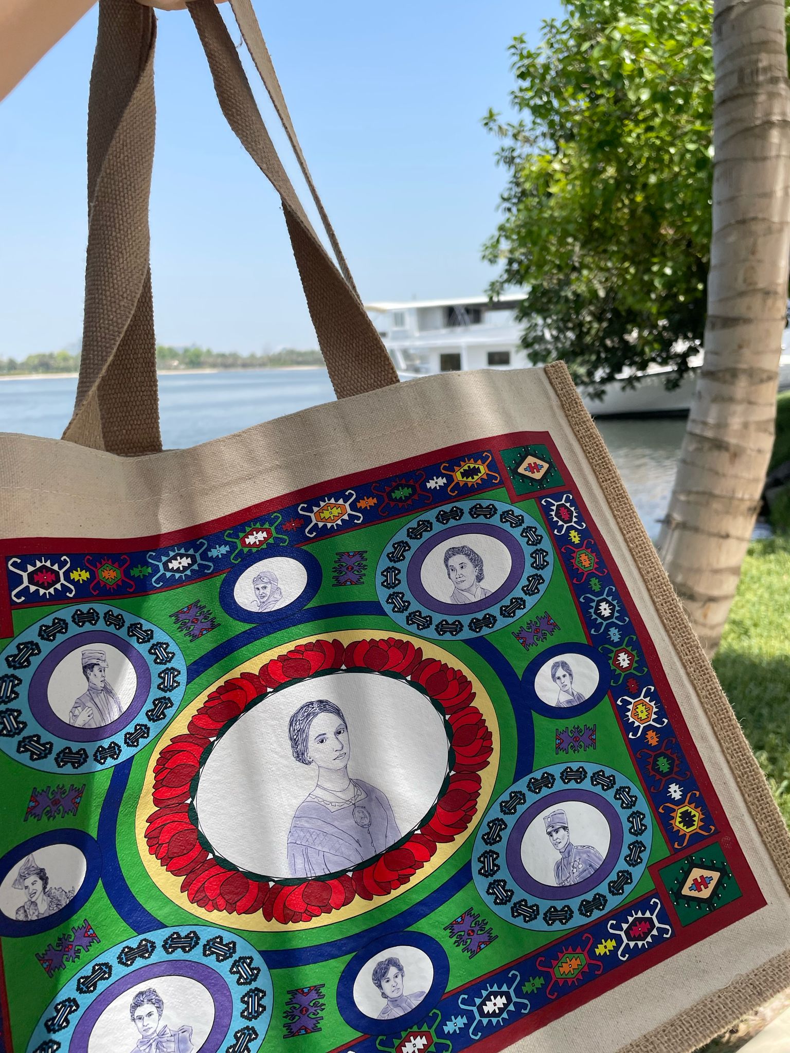 Women of Serbia Large Tote Bag by House of Mati