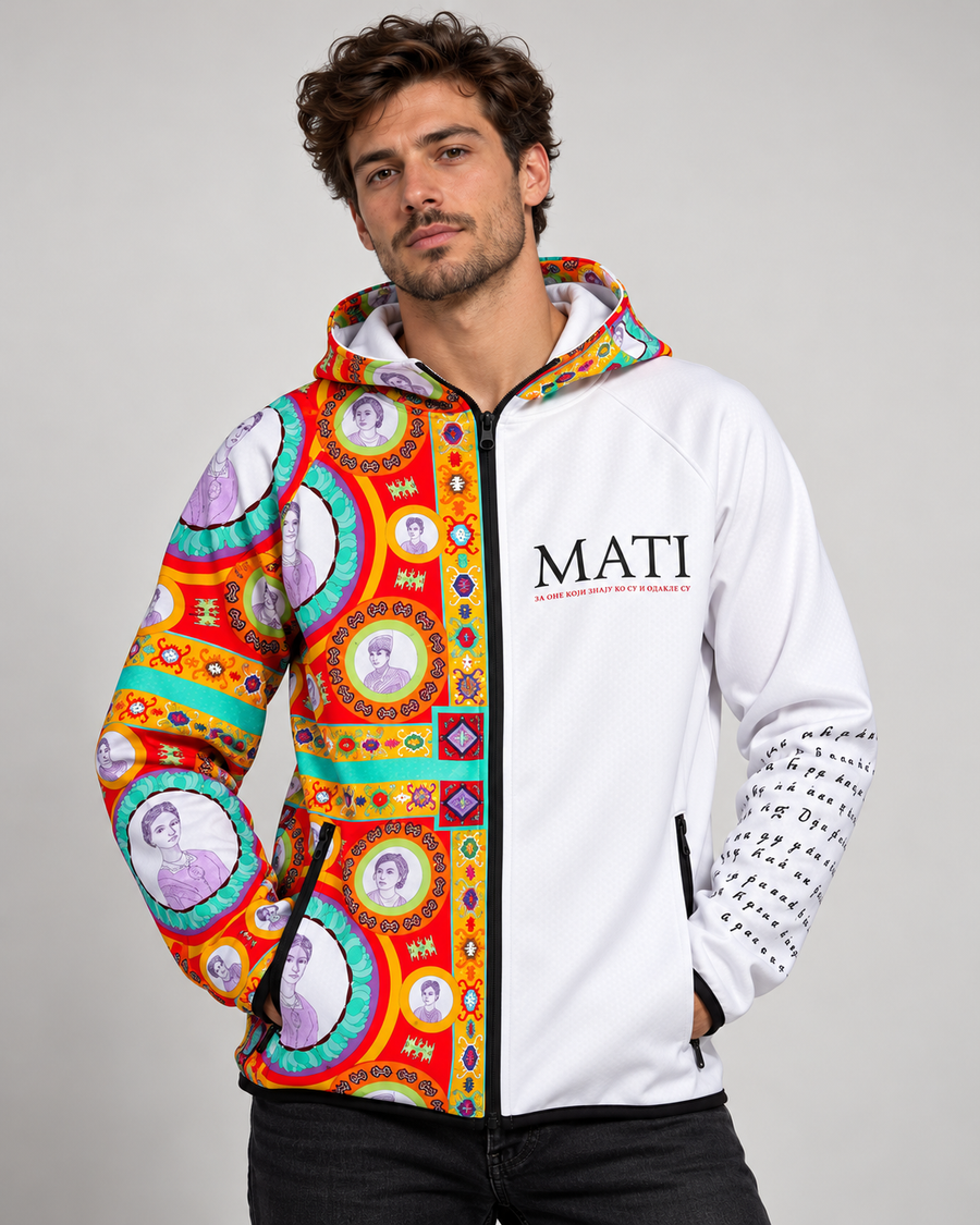 Žene Unisex Zip Hoodie by House of Mati